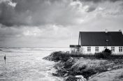 Storm over Hornbæk December 2013 - Hus tæt ved vandet